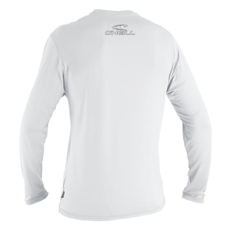 O'Neill Men's Basic Skins Long Sleeve Sun Shirt White / Small-White / Medium-White / Large-White / X-Large-White / XX-Large - 53 Degrees North 