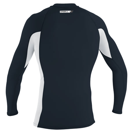O'Neill Men's Premium Skins Long Sleeve Rash Guard Slate/White / Small-Slate/White / Medium-Slate/White / Large - 53 Degrees North 