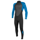 O'Neill Men's Reactor II Back Zip Full 3/2mm Wetsuit Black/Ocean / Small-Black/Ocean / Medium-Black/Ocean / Large-Black/Ocean / X-Large-Black/Ocean / XX-Large - 53 Degrees North 
