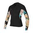 O'Neill Women's Bahia 1/0.5mm Full-Zip Jacket Black/Mika Floral / X-Small-Black/Mika Floral / Small-Black/Mika Floral / Medium-Black/Mika Floral / Large - 53 Degrees North 