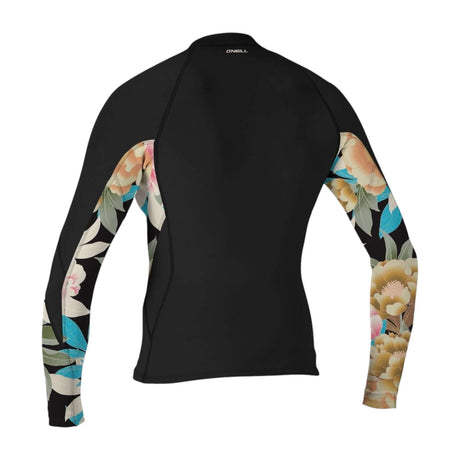 O'Neill Women's Bahia 1/0.5mm Full-Zip Jacket Black/Mika Floral / X-Small-Black/Mika Floral / Small-Black/Mika Floral / Medium-Black/Mika Floral / Large - 53 Degrees North 