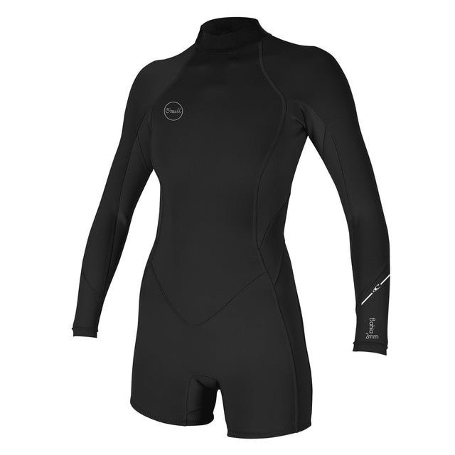 O'Neill Women's Bahia 2/1 Back Zip Long Sleeve Spring Black / X-Small-Black / Small-Black / Medium-Black / Large - 53 Degrees North 