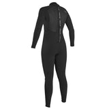 O'Neill Women's Epic 3/2mm Back Zip Full Wetsuit Black / X-Small-Black / Small-Black / Medium-Black / Large-Black / X-Large - 53 Degrees North 