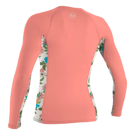 O'Neill Women's Side Print Long Sleeve Rash Guard Desert Flower/Cara Floral / Small-Desert Flower/Cara Floral / Medium-Desert Flower/Cara Floral / Large - 53 Degrees North 