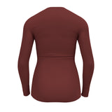 ODLO Women's Active Warm Eco Baselayer Top Fudge / X-Small-Fudge / Small-Fudge / Medium-Fudge / Large-Fudge / X-Large - 53 Degrees North 