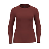 ODLO Women's Active Warm Eco Baselayer Top Fudge / X-Small-Fudge / Small-Fudge / Medium-Fudge / Large-Fudge / X-Large - 53 Degrees North 