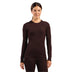 ODLO Women's Active Warm Eco Baselayer Top Fudge / X-Small-Fudge / Small-Fudge / Medium-Fudge / Large-Fudge / X-Large - 53 Degrees North 
