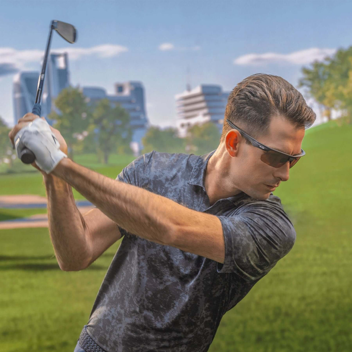 Oakley Bisphaera Prizm Dark Golf Sunglasses Matte Carbon - 53 Degrees North 