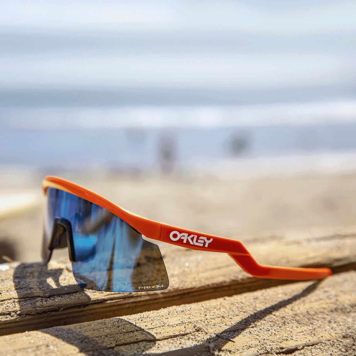 Oakley Hydra Prizm Sapphire Sunglasses Neon Orange - 53 Degrees North 