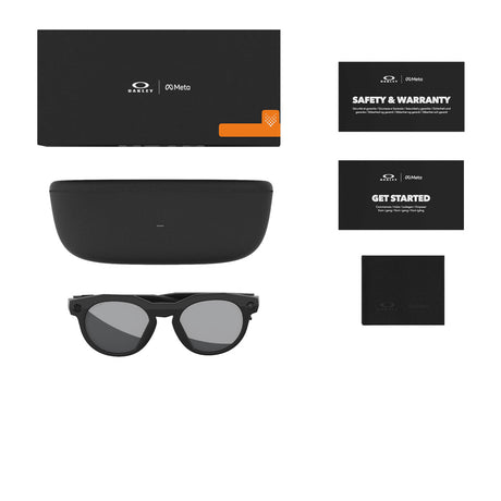 Oakley Meta AI HSTN Prizm Black Smartglasses Black - 53 Degrees North 