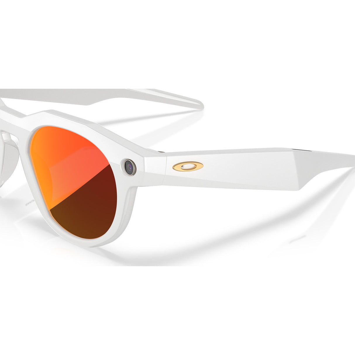 Oakley Meta AI HSTN Prizm Ruby Smartglasses Warm Grey - 53 Degrees North 