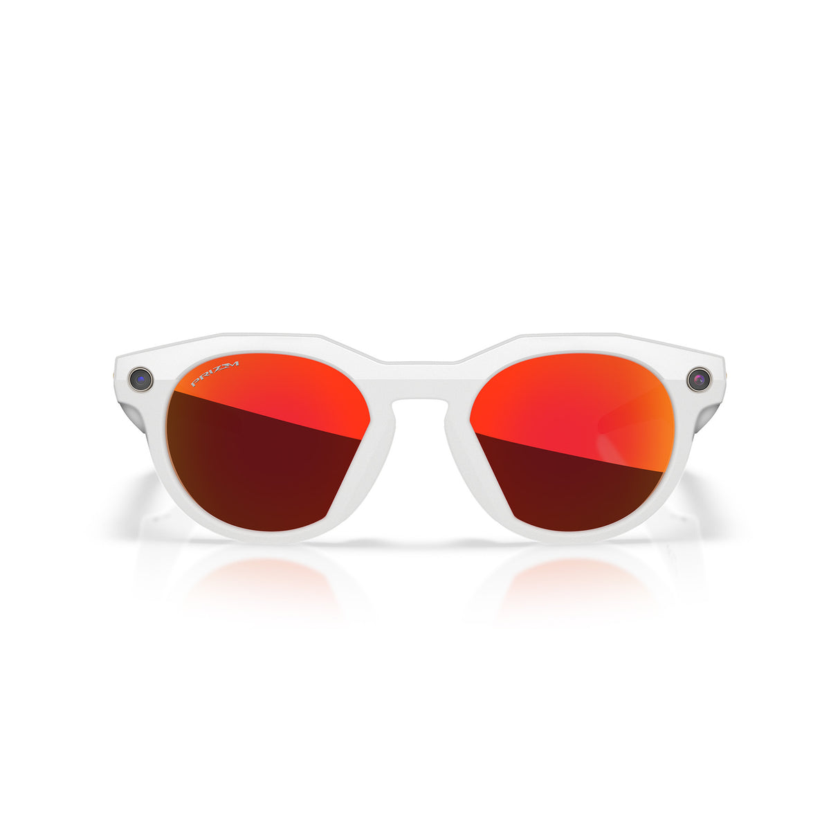 Oakley Meta AI HSTN Prizm Ruby Smartglasses Warm Grey - 53 Degrees North 