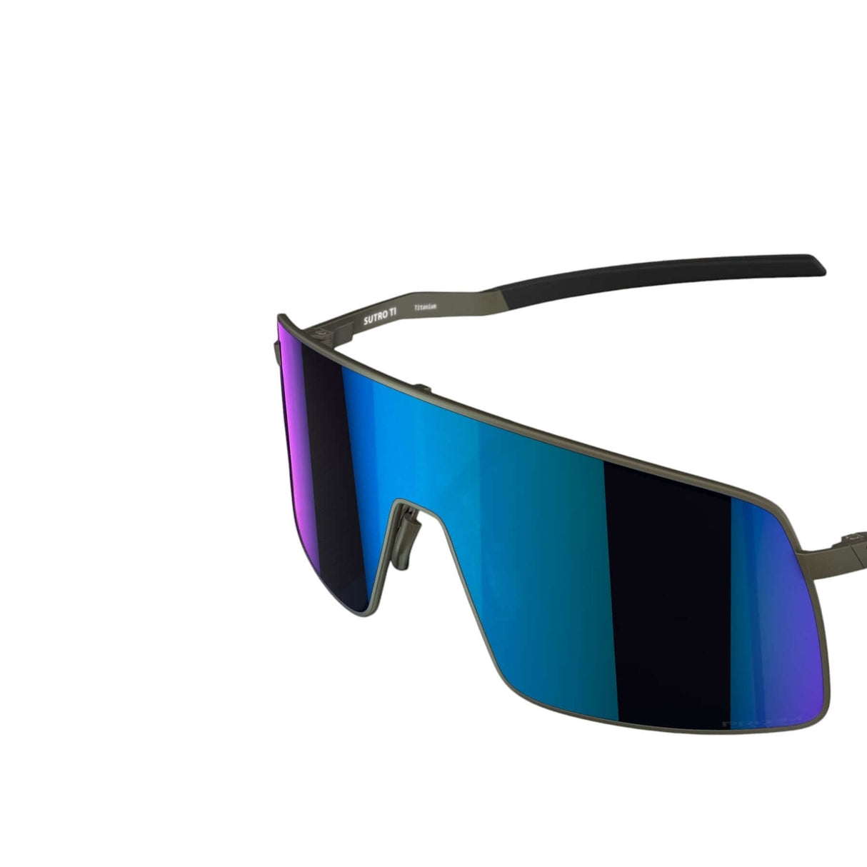 Oakley Sutro Ti Prizm Sapphire Sunglasses Satin Lead - 53 Degrees North 