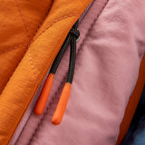 Passenger Women's Ocean 2.0 Recycled Insulated Half Zip Jacket Dark Denim/Sunset Orange / X-Small-Dark Denim/Sunset Orange / Small-Dark Denim/Sunset Orange / Medium-Dark Denim/Sunset Orange / Large-Dark Denim/Sunset Orange / X-Large #- 53 Degrees North 