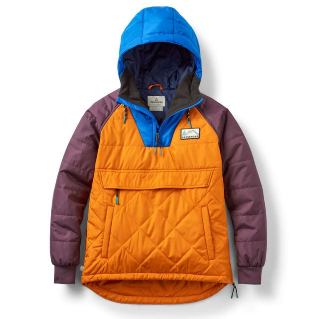 Passenger Women's Ocean Insulated 1/2 Zip Jacket Sunrise Orange / X-Small-Sunrise Orange / Small-Sunrise Orange / Medium-Sunrise Orange / Large-Sunrise Orange / X-Large #- 53 Degrees North 