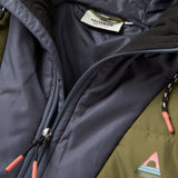 Passenger Men's Oceanic Recycled Insulated Half Zip Jacket Black/Retro Orange / Small-Black/Retro Orange / Medium-Black/Retro Orange / Large-Black/Retro Orange / X-Large-Black/Khaki / Small #- 53 Degrees North 