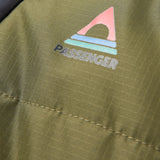 Passenger Men's Oceanic Recycled Insulated Half Zip Jacket Black/Retro Orange / Small-Black/Retro Orange / Medium-Black/Retro Orange / Large-Black/Retro Orange / X-Large-Black/Khaki / Small #- 53 Degrees North 