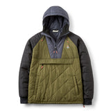 Passenger Men's Oceanic Recycled Insulated Half Zip Jacket Black/Retro Orange / Small-Black/Retro Orange / Medium-Black/Retro Orange / Large-Black/Retro Orange / X-Large-Black/Khaki / Small #- 53 Degrees North 