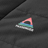 Passenger Men's Oceanic Recycled Insulated Half Zip Jacket Black/Retro Orange / Small-Black/Retro Orange / Medium-Black/Retro Orange / Large-Black/Retro Orange / X-Large-Black/Khaki / Small #- 53 Degrees North 