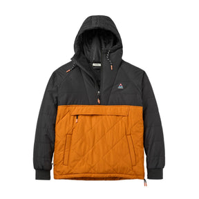 Passenger Men's Oceanic Recycled Insulated Half Zip Jacket Black/Retro Orange / Small-Black/Retro Orange / Medium-Black/Retro Orange / Large-Black/Retro Orange / X-Large-Black/Khaki / Small #- 53 Degrees North 