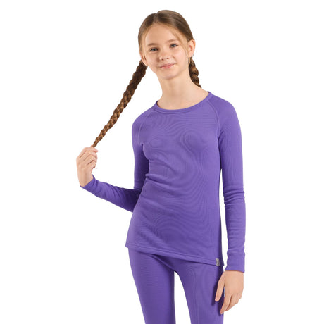Odlo Kids' Active Warm Baselayer Top Crew Neck Afterparty / Age 3-4-Afterparty / Age 5-6-Afterparty / Age 7-8-Afterparty / Age 9-10-Afterparty / Age 11-12 - 53 Degrees North 