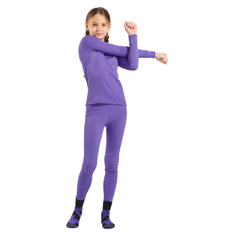 Odlo Kids' Active Warm Baselayer Top Crew Neck Afterparty / Age 3-4-Afterparty / Age 5-6-Afterparty / Age 7-8-Afterparty / Age 9-10-Afterparty / Age 11-12 - 53 Degrees North 