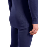 Odlo Men's Active Warm Baselayer Crew Neck Baselayer Skipper Blue / Small-Skipper Blue / Medium-Skipper Blue / Large-Skipper Blue / X-Large-Skipper Blue / XX-Large - 53 Degrees North 