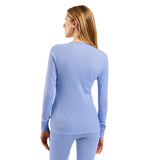 Odlo Women's Active Warm Baselayer Top Crew Neck Blue Heron / X-Small-Blue Heron / Small-Blue Heron / Medium-Blue Heron / Large-Blue Heron / X-Large - 53 Degrees North 