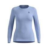 Odlo Women's Active Warm Baselayer Top Crew Neck Blue Heron / X-Small-Blue Heron / Small-Blue Heron / Medium-Blue Heron / Large-Blue Heron / X-Large - 53 Degrees North 