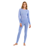 Odlo Women's Active Warm Baselayer Top Crew Neck Blue Heron / X-Small-Blue Heron / Small-Blue Heron / Medium-Blue Heron / Large-Blue Heron / X-Large - 53 Degrees North 