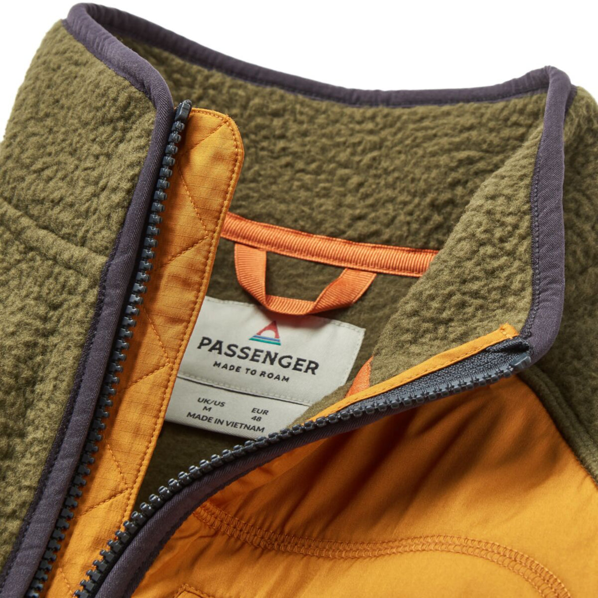 Passenger Men's Offgrid 2.0 Half Zip Recycled Sherpa Fleece Dark Olive / Small-Dark Olive / Medium-Dark Olive / Large-Dark Olive / X-Large #- 53 Degrees North 