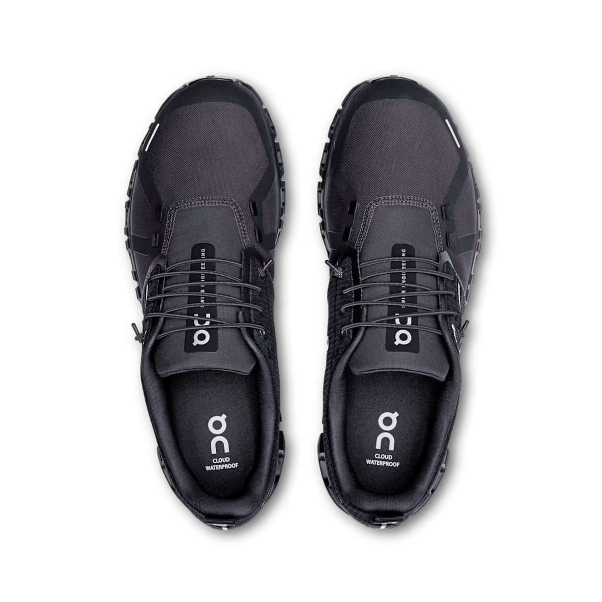 On Running Men's Cloud 6 Waterproof Athletic Shoes Black/Black / UK 8-Black/Black / UK 9-Black/Black / UK 10-Black/Black / UK 11-Black/Black / UK 12 - 53 Degrees North 