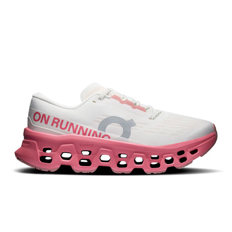 On Running Women's Cloudmonster 3 Running Shoes Ivory/Camellia / UK 5 - 53 Degrees North
