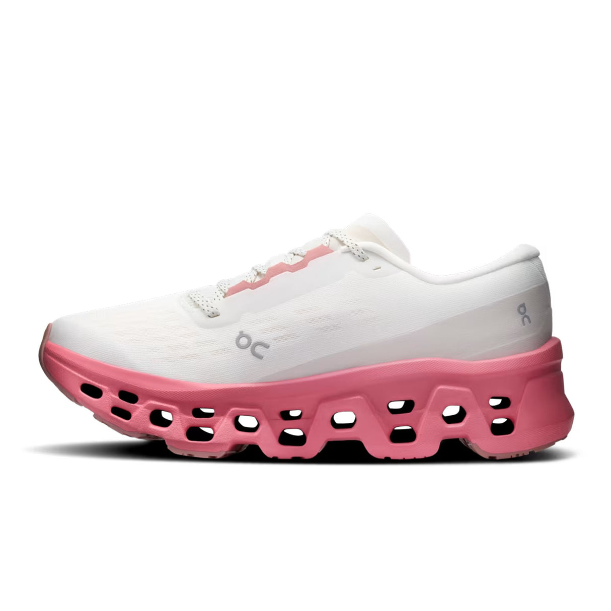 On Running Women's Cloudmonster 3 Running Shoes Ivory/Camellia / UK 5 - 53 Degrees North