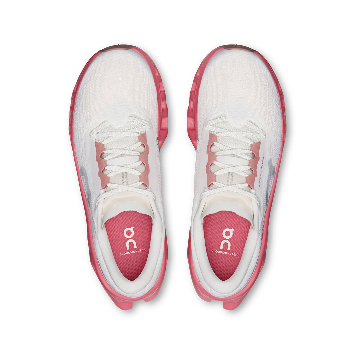 On Running Women's Cloudmonster 3 Running Shoes Ivory/Camellia / UK 5 - 53 Degrees North