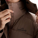 Kathmandu Women's Winterburn Longline Down Coat Taupe / X-Small-Taupe / Small-Taupe / Medium-Taupe / Large-Taupe / X-Large #- 53 Degrees North 