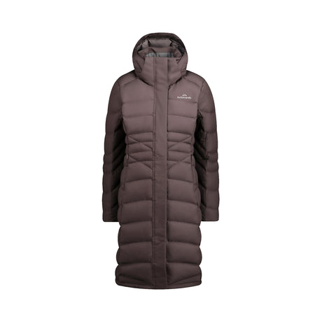 Kathmandu Women's Winterburn Longline Down Coat Taupe / X-Small-Taupe / Small-Taupe / Medium-Taupe / Large-Taupe / X-Large #- 53 Degrees North 