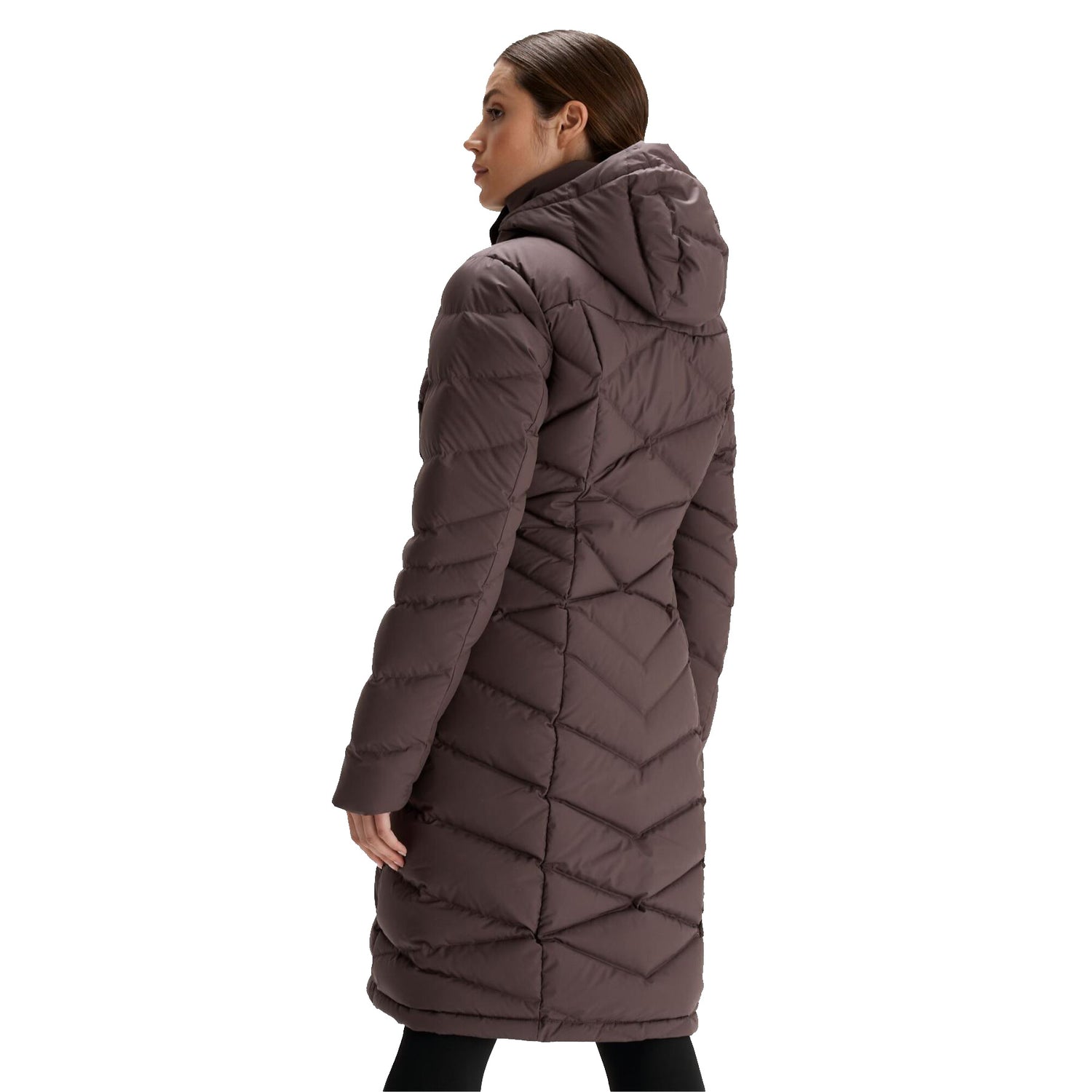 Kathmandu Women's Winterburn Longline Down Coat Taupe / X-Small-Taupe / Small-Taupe / Medium-Taupe / Large-Taupe / X-Large #- 53 Degrees North 