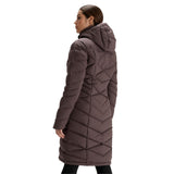 Kathmandu Women's Winterburn Longline Down Coat Taupe / X-Small-Taupe / Small-Taupe / Medium-Taupe / Large-Taupe / X-Large #- 53 Degrees North 