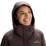 Kathmandu Women's Winterburn Longline Down Coat Taupe / X-Small-Taupe / Small-Taupe / Medium-Taupe / Large-Taupe / X-Large #- 53 Degrees North 