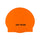 Orca Silicone Swim Cap Black-Hi-Vis Orange - 53 Degrees North 