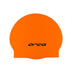 Orca Silicone Swim Cap Black-Hi-Vis Orange - 53 Degrees North 