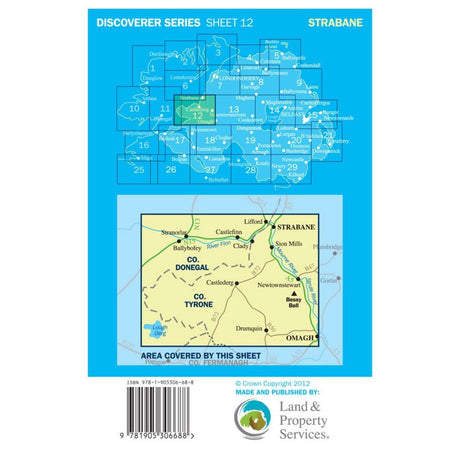 Ordnance Survey Discoverer Series 12 - Strabane Default Title - 53 Degrees North 