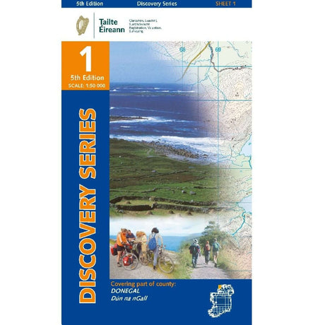 Ordnance Survey Discovery Series 1 - Donegal Default Title - 53 Degrees North 