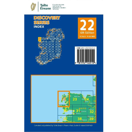 Ordnance Survey Discovery Series 22 - Mayo Default Title - 53 Degrees North 