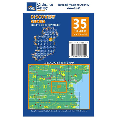 Ordnance Survey Discovery Series 35 - Cavan, Louth, Meath, Monaghan Default Title - 53 Degrees North 