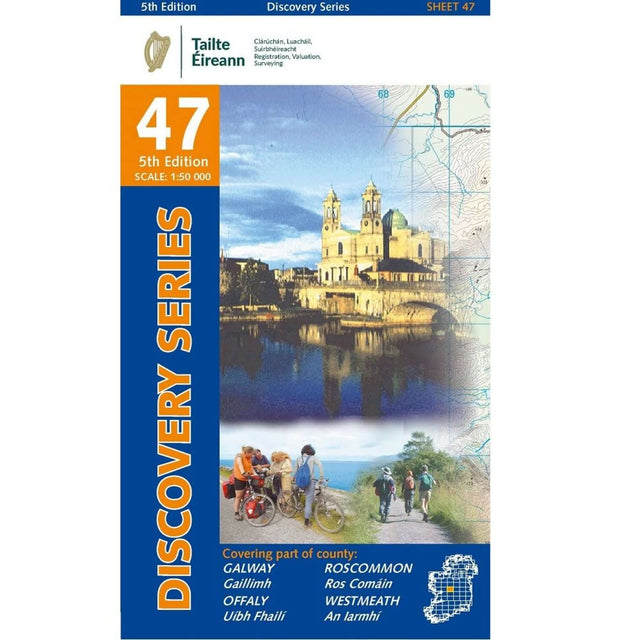 Ordnance Survey Discovery Series 47 - Galway, Offaly, Roscommon, Westmeath Default Title - 53 Degrees North 