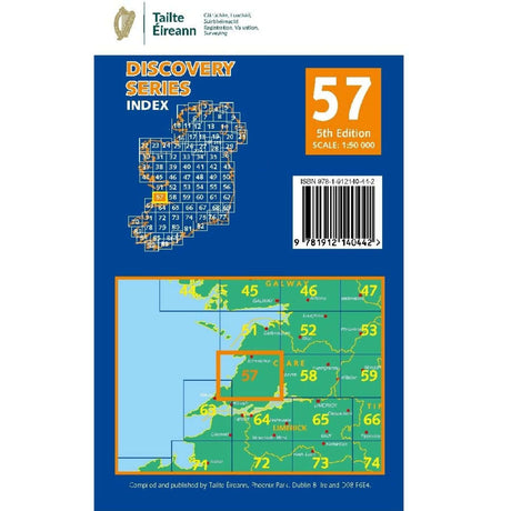 Ordnance Survey Discovery Series 57 - Clare Default Title - 53 Degrees North 