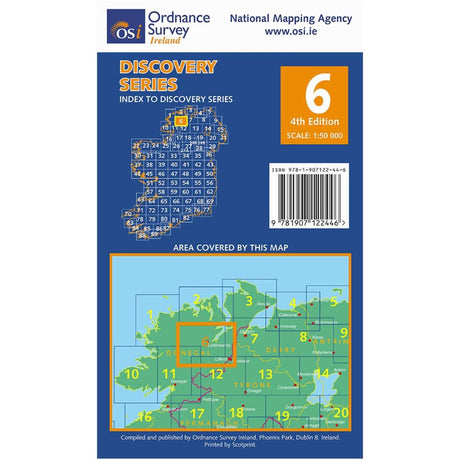 Ordnance Survey Discovery Series 6 - Donegal, Tyrone Default Title - 53 Degrees North 