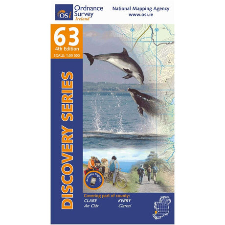 Ordnance Survey Discovery Series 63 - Clare, Kerry Default Title - 53 Degrees North 